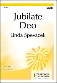 cover Jubilate Deo SATB choral sheet music cover